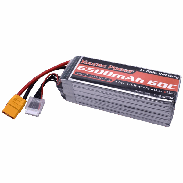 Аккумулятор Youme Power 6500mAh 60C 6S 22.2V LiPo